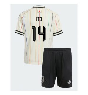 Japan Junya Ito #14 Auswärtstrikot Kinder WM 2026 im Sale