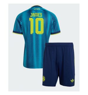 Kolumbien James Rodriguez #10 Auswärtstrikot Kinder WM 2026 Trikotsatz Kit