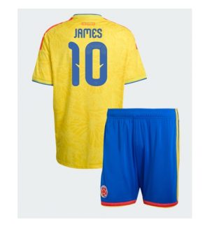 Kolumbien James Rodriguez #10 Heimtrikot Kinder WM 2026 Trikotsatz Kit