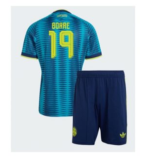 Kolumbien Rafael Santos Borre #19 Auswärtstrikot Kinder WM 2026 Trikotsatz Kit 2