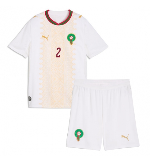 Marokko Achraf Hakimi #2 Auswärtstrikot Kinder WM 2026 Trikotsatz Kit 3 Marokko Achraf Hakimi #2 Auswärtstrikot Kinder WM 2026 Trikotsatz Kit 3