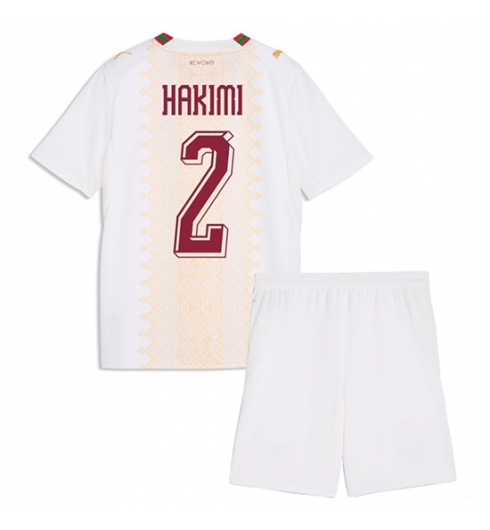 Marokko Achraf Hakimi #2 Auswärtstrikot Kinder WM 2026 Trikotsatz Kit 2 Marokko Achraf Hakimi #2 Auswärtstrikot Kinder WM 2026 Trikotsatz Kit 2