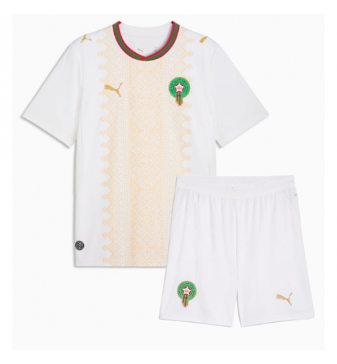 Marokko Auswärtstrikot Kinder WM 2026 Trikotsatz Kit 2 Marokko Auswärtstrikot Kinder WM 2026 Trikotsatz Kit 2