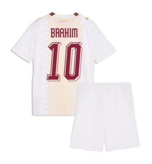 Marokko Brahim Diaz #10 Auswärtstrikot Kinder WM 2026 Trikotsatz Kit