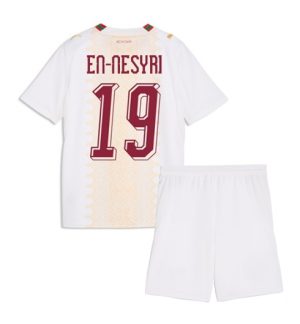 Marokko Youssef En-Nesyri #19 Auswärtstrikot Kinder WM 2026 Trikotsatz Kit 2