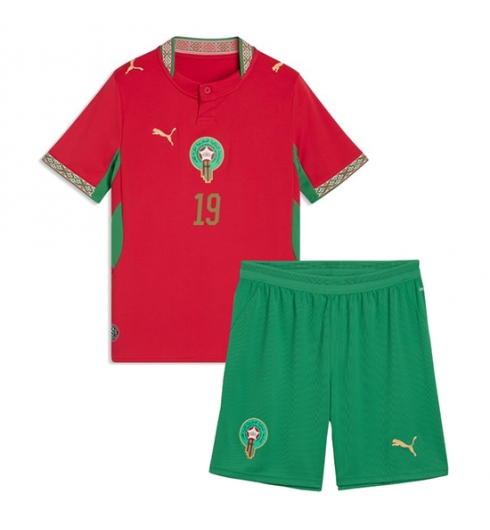 Marokko Youssef En-Nesyri #19 Heimtrikot Kinder WM 2026 Trikotsatz Kit 3 Marokko Youssef En-Nesyri #19 Heimtrikot Kinder WM 2026 Trikotsatz Kit 3