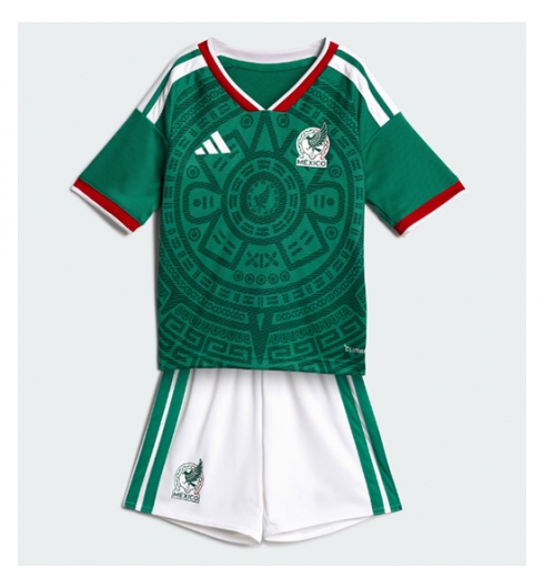 Mexiko Heimtrikot Kinder WM 2026 Fußballtrikots Trikotsatz 2 Mexiko Heimtrikot Kinder WM 2026 Fußballtrikots Trikotsatz 2