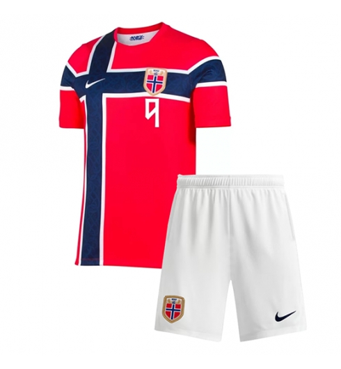 Norwegen Erling Haaland #9 Heimtrikot Kinder WM 2026 Fußballtrikots Set 3 Norwegen Erling Haaland #9 Heimtrikot Kinder WM 2026 Fußballtrikots Set 3