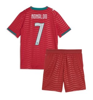 Portugal Cristiano Ronaldo #7 Heimtrikot Kinder WM 2026 Online Kaufen