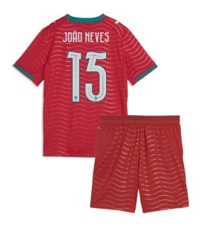 Portugal Joao Neves #15 Heimtrikot Kinder WM 2026 Online Kaufen