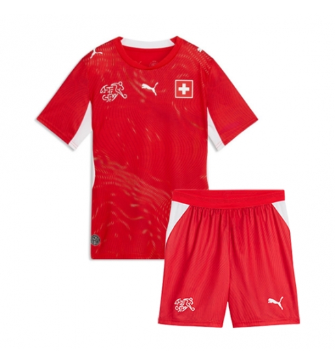 Schweiz Heimtrikot Kinder WM 2026 Fußballtrikots Set 2 Schweiz Heimtrikot Kinder WM 2026 Fußballtrikots Set 2