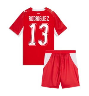 Schweiz Ricardo Rodriguez #13 Heimtrikot Kinder WM 2026 Fußballtrikots Set Schweiz Ricardo Rodriguez #13 Heimtrikot Kinder WM 2026 Fußballtrikots Set