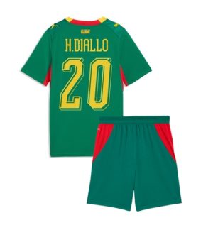 Senegal Habib Diallo #20 Auswärtstrikot Kinder WM 2026 Fußballtrikot Kaufen