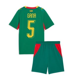 Senegal Idrissa Gueye #5 Auswärtstrikot Kinder WM 2026 Fußballtrikot Kaufen 2