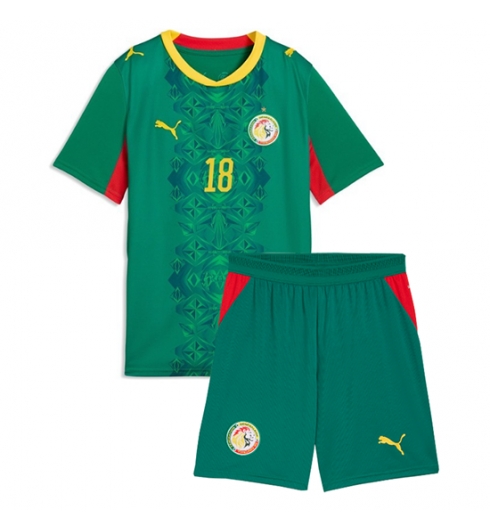 Senegal Ismaila Sarr #18 Auswärtstrikot Kinder WM 2026 Fußballtrikot Kaufen 3 Senegal Ismaila Sarr #18 Auswärtstrikot Kinder WM 2026 Fußballtrikot Kaufen 3