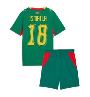 Senegal Ismaila Sarr #18 Auswärtstrikot Kinder WM 2026 Fußballtrikot Kaufen