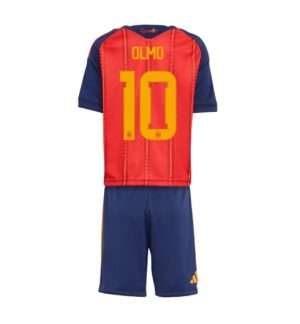 Spanien Dani Olmo #10 Heimtrikot Kinder WM 2026 Neueste Fußballtrikots