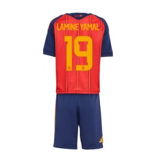 Spanien Lamine Yamal #19 Heimtrikot Kinder WM 2026 Neueste Fußballtrikots