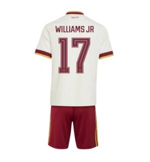 Spanien Nico Williams #17 Auswärtstrikot Kinder WM 2026 Neueste Fußballtrikots