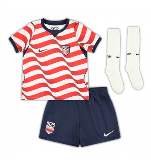 Vereinigte Staaten Folarin Balogun #20 Heimtrikot für Kinder WM 2026 Fußball trikotsatz – Bild 2