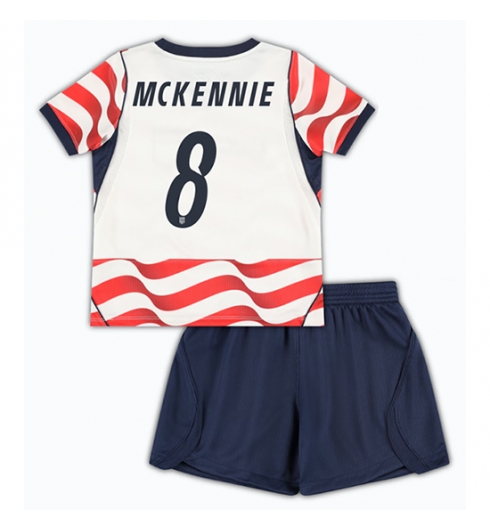Vereinigte Staaten Weston McKennie #8 Heimtrikot für Kinder WM 2026 Fußball trikotsatz